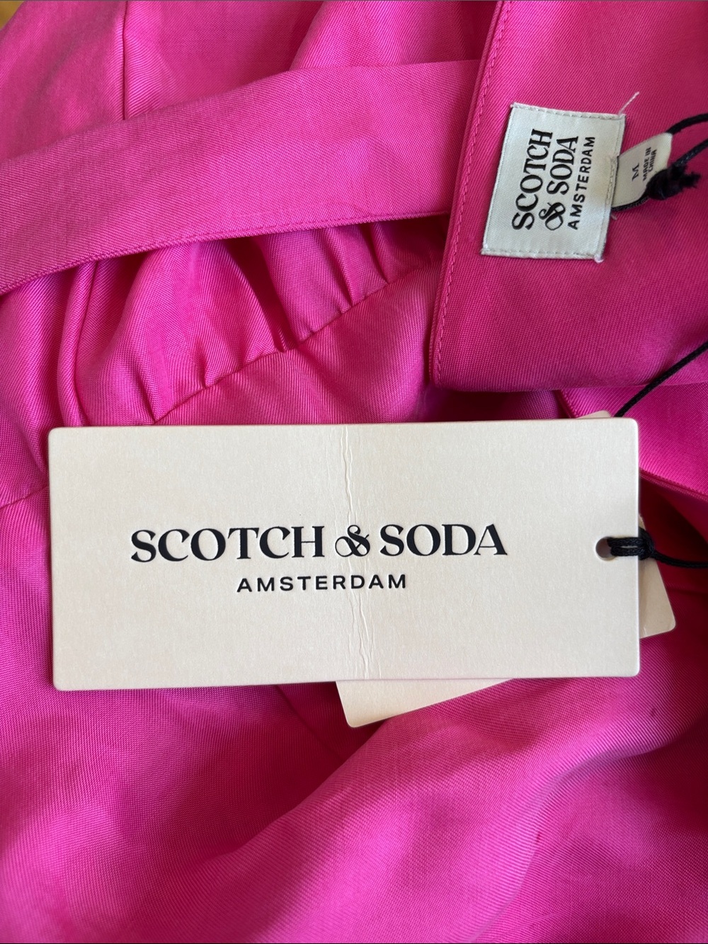 Scotch & Soda Bright Pink Ruffle Maxi Dress - Brand New - Picture 10 of 10